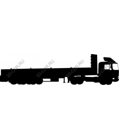 Truck with flatbed