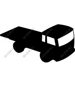 Truck with flatbed /