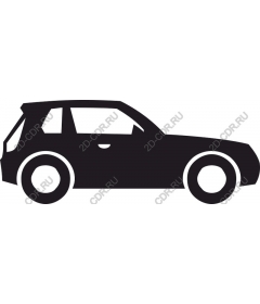  Modern black car