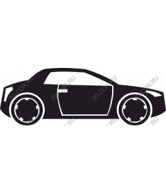 Элегантный черный автомобиль