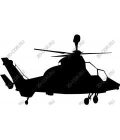  Modern combat helicopter
