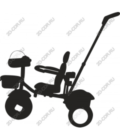  Charming children's tricycle