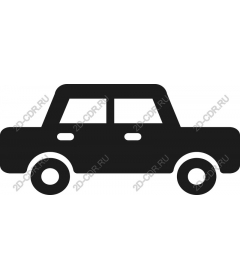  Минималистичный черный автомобиль