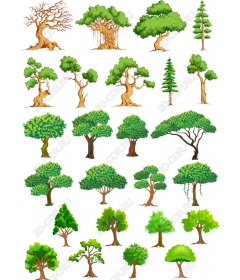 Коллекция клипартов Ultimate Tree - Set