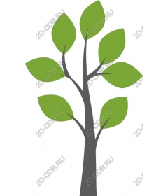  Stylized tree