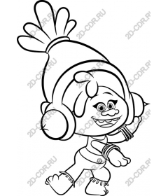 Funny cartoon character