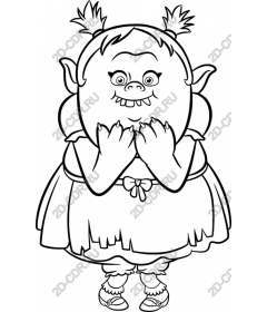  Fancy happy character