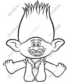 Playful cartoon Troll