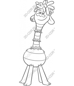 Playful giraffe cartoon