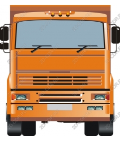  Classic orange truck