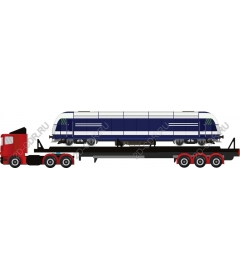 Train for transportation trucks