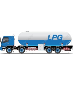 Truck for transportation of liquefied petroleum gas
