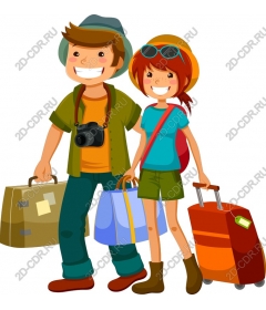 Gay couple travels
