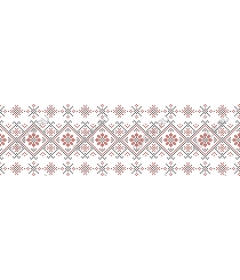  A traditional pattern with diamond motif