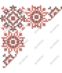 Inspired by traditional embroidery