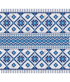  Blue diamond geometric pattern