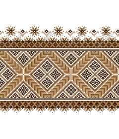  Brown geometric patterns