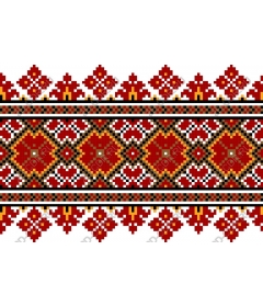  Красно-черный геометрический узор