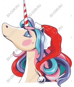  A Christmas unicorn