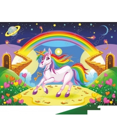 Magical adventure of a unicorn