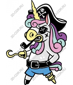 Pirate unicorn