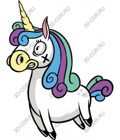  Cute cartoon unicorn