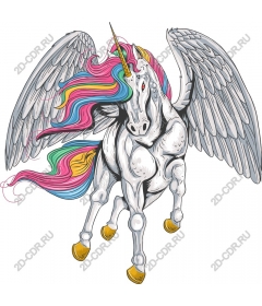 Majestic Winged Unicorn
