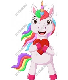 Magical rainbow unicorn