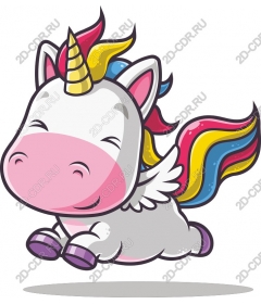  Happy flying unicorn