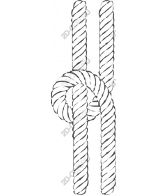  A complex knot of the rope