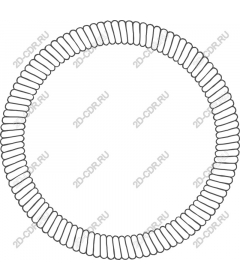  Elegant pattern of circular lines