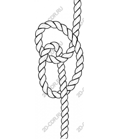 A complex knot of the rope