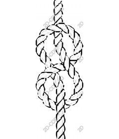 Double knot rope