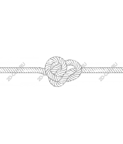 An elegant knot-heart