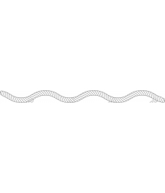 Wavy stripe line