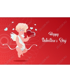  Heart Cupid - Perfect For A Valentine's Day