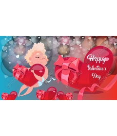  Heart cherub Valentine's Day