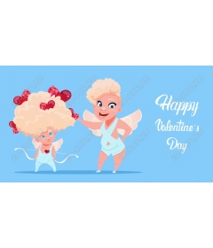  Charming set of "Cupid" Valentine's Day