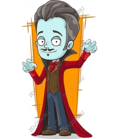  Bizarre cartoon vampire