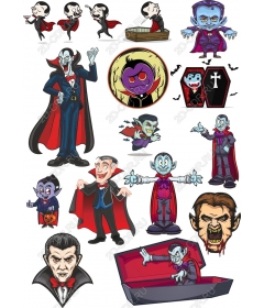 The set of the vampire — bizarre creations Halloween