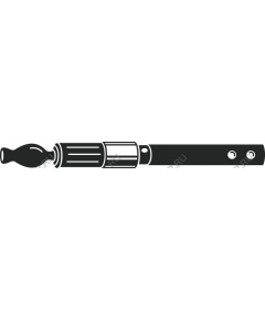  Stylish black-and-white vaping pen