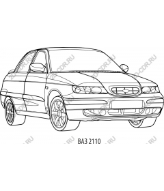  BA3 2110 Классический автомобиль