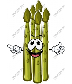  Playful nature asparagus