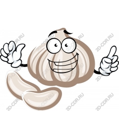  Fun character Garlic