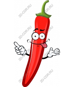 Funny cartoon chili