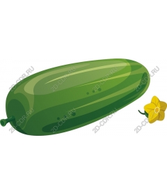  Яркий огурец