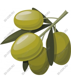  Яркий зеленый оливковый