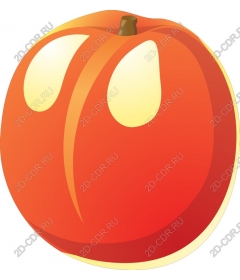  Яркий персиковый