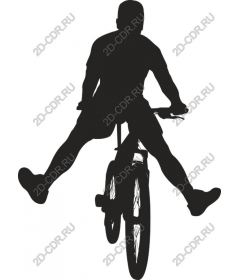  Динамичный райдер BMX
