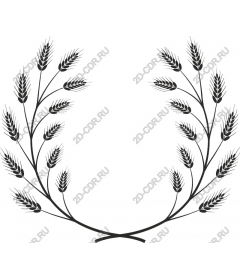  Elegant wheat wreath
